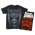 Schwarz - Front - Behemoth - "Realm Of The Damned 2" T-Shirt Set für Herren-Damen Unisex