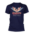 Blau - Front - Hawkwind - "Sonic Attack" T-Shirt für Herren-Damen Unisex
