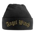Schwarz-Gold - Front - Angel Witch - Mütze Logo