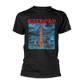 Schwarz - Front - Bathory - "Blood On Ice" T-Shirt für Herren-Damen Unisex
