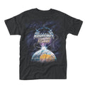 Schwarz - Front - Diamond Head - "Lightning" T-Shirt für Herren-Damen Unisex