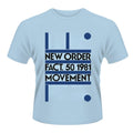 Blau - Front - New Order - "Movement" T-Shirt für Herren-Damen Unisex