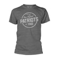 Grau - Front - NFL - "New England Patriots" T-Shirt für Herren-Damen Unisex