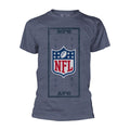 Grau - Front - NFL - "Field Shield" T-Shirt für Herren-Damen Unisex