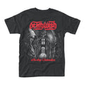 Schwarz - Front - Deathwish - "At The Edge Of Damnation" T-Shirt für Herren-Damen Unisex