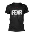 Schwarz - Front - Fear - "The Shirt" T-Shirt für Herren-Damen Unisex