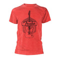 Rot - Front - Fender - "Est. 1946" T-Shirt für Herren-Damen Unisex