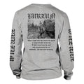 Grau - Back - Burzum - "Filosofem 3" T-Shirt für Herren-Damen Unisex  Langärmlig