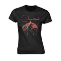 Schwarz - Front - Clutch - T-Shirt für Damen