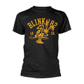 Schwarz - Front - Blink 182 - "College Mascot" T-Shirt für Herren-Damen Unisex