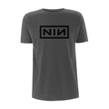 Grau-Schwarz - Front - Nine Inch Nails - "Classic" T-Shirt für Herren-Damen Unisex