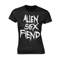 Schwarz - Front - Alien Sex Fiend - T-Shirt für Damen