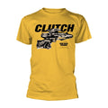 Gelb - Front - Clutch - "Pure Rock Wizards" T-Shirt für Herren-Damen Unisex
