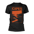 Schwarz-Orange - Front - Capra - "Dune" T-Shirt für Herren-Damen Unisex