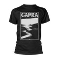 Schwarz-Weiß - Front - Capra - "Dune" T-Shirt für Herren-Damen Unisex