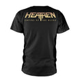 Schwarz-Gold - Back - Heathen - "Empire" T-Shirt für Herren-Damen Unisex