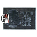 Schwarz-Grau - Front - Star Wars - Türmatte "Welcome To The Dark Side", Gummi