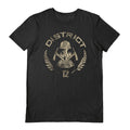Schwarz - Front - Hunger Games - "District 12" T-Shirt für Herren-Damen Unisex