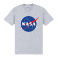 Grau meliert - Front - NASA - T-Shirt für Herren-Damen Unisex