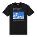 Schwarz - Front - Apoh - "Off Kanagawa" T-Shirt für Herren-Damen Unisex