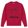 Rot - Front - Gremlins - Sweatshirt für Herren-Damen Unisex