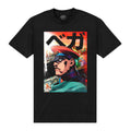Schwarz - Front - Street Fighter - T-Shirt für Herren-Damen Unisex