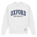 Weiß - Front - University Of Oxford - Sweatshirt für Herren-Damen Unisex