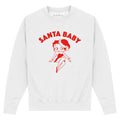 Weiß - Front - Betty Boop - Sweatshirt für Herren-Damen Unisex