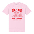Pink - Front - Garfield - "45 Binky Burger" T-Shirt für Herren-Damen Unisex