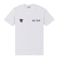 Weiß - Front - Se7en - "Wrath" T-Shirt für Herren-Damen Unisex