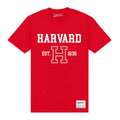 Rot - Front - Harvard University - "Est 1636" T-Shirt für Herren-Damen Unisex