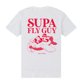 Weiß - Back - Wallace and Gromit - "Supa Fly Guy" T-Shirt für Herren-Damen Unisex
