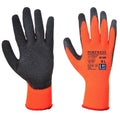 Orange-Schwarz - Front - Portwest - Herren-Damen Unisex Grip-Handschuhe "A140", Latex