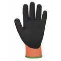 Orange-Schwarz - Side - Portwest - Herren-Damen Unisex Handschuhe "AP02 Thermo Pro Ultra" - Elastan, Acryl, Nitril