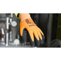 Orange-Schwarz - Pack Shot - Portwest - Herren-Damen Unisex Handschuhe "AP02 Thermo Pro Ultra" - Elastan, Acryl, Nitril
