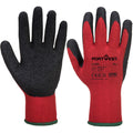 Rot-Schwarz - Front - Portwest - Grip-Handschuhe "A100", Latex