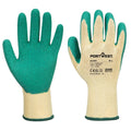 Grün - Front - Portwest - Grip-Handschuhe "A100", Latex