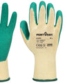 Grün - Back - Portwest - Grip-Handschuhe "A100", Latex