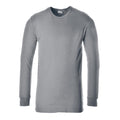 Grau - Front - Portwest - T-Shirt Thermisches Material für Herren  Langärmlig