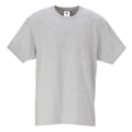Grau meliert - Front - Portwest - "Turin Premium" T-Shirt für Herren
