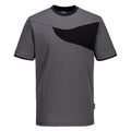 Zoom Grau-Schwarz - Front - Portwest - T-Shirt für Herren - Aktiv