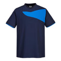 Marineblau-Königsblau - Front - Portwest - T-Shirt für Herren - Aktiv