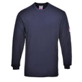 Marineblau - Front - Portwest - T-Shirt Antistatisch für Herren  Langärmlig