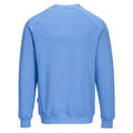 Hamilton Blau - Back - Portwest - Sweatshirt Antistatisch für Herren