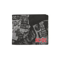Schwarz-Rot-Grau - Front - RockSax - "Patches" Brieftasche AC-DC
