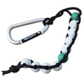 Schwarz-Weiß-Grün - Front - Masters - Perlen-besetzter Golf-Schlagzähler - Aluminium, Faden