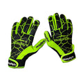 Schwarz-Limone - Back - Murphys - Herren-Damen Unisex Gaelic Football Handschuhe, Crackle-Effekt