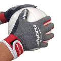 Grau-Rot-Weiß - Back - Murphys - Herren-Damen Unisex Gaelic Football Handschuhe