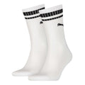 Weiß-Schwarz - Front - Puma - "Heritage" Socken für Herren-Damen Unisex (2er-Pack)