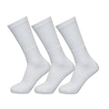 Weiß - Front - Exceptio - Socken für Herren-Damen Unisex - Sport(3er-Pack)